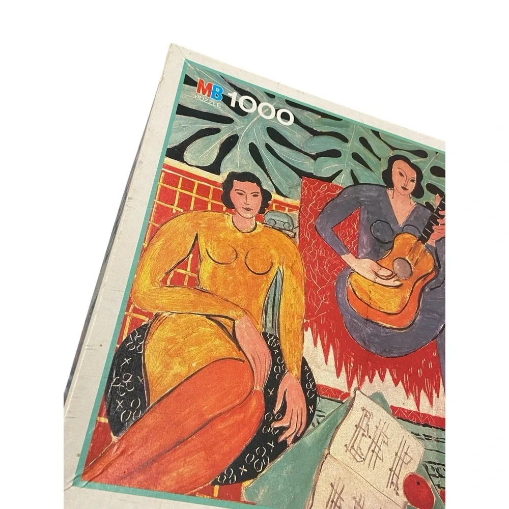 MB Modern Henri Matisse Music Musique 1000 Piece Puzzle 1991
